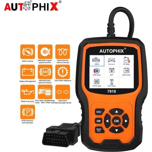 Autophix 7910 Car Diagnostic Tool OBD2 Automotive Scanner ABS DPF Engine System For BMW Rolls-Royce OBD 2 Diagnosis Auto Scanner