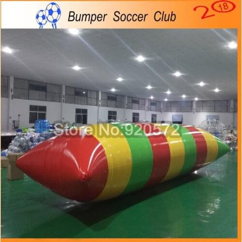Free Shipping! 6x2m Most popular inflatable water catapult blob Inflatable Blob Jumping water blob jump for sale water pillow