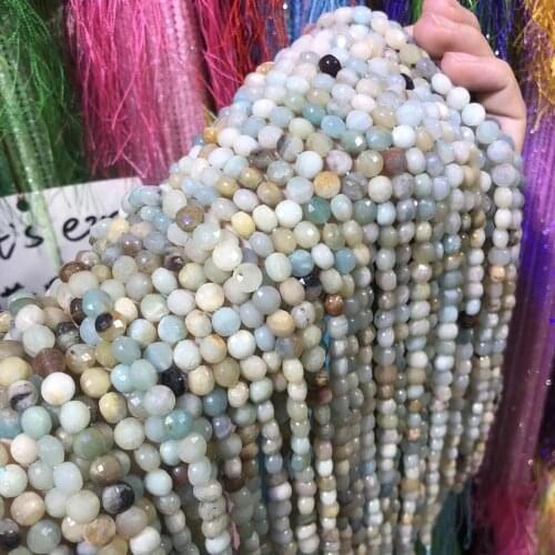Natural Stone Loose Beads Circular Section Loose Beads For Necklace Bracelet Handiwork Sewing Craft Jewelry Accessory Making