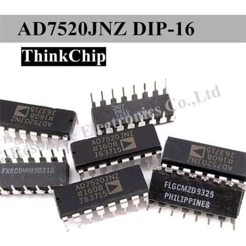 5pcs) AD7520JNZ DIP-16 AD7520 Digital analog switch