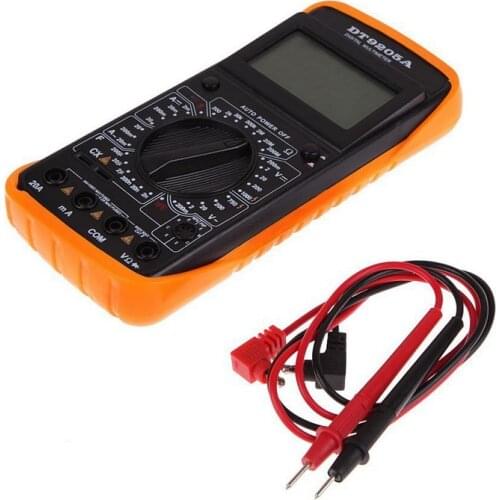 DT9205A Digital Multimeter LCD AC/DC Ammeter Resistance Capacitance Transistor Tester Diagnostic-tool VEH61 T40 High Quality