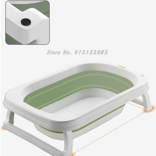 Baby Foldable Bathtub Childrens Bathtub Baby Household Newborn Products Children Can Sit And Lie In A Large Bath Bucket