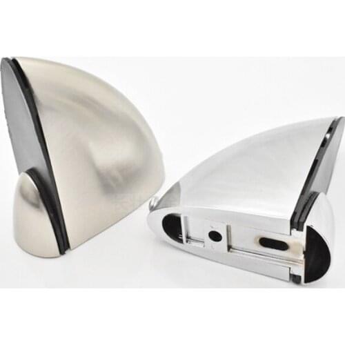 Home Hardware New Adjusted Cabinet Glass Nickel Brush Clip Clamp Fish Mouth Clip Bracket Plate Clip Parts