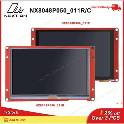 Nextion 5.0 Inch LCD-TFT HMI Display Module Intelligent Series RGB 65K Color Capacitive/Resistive Touch Panel Without Enclosure