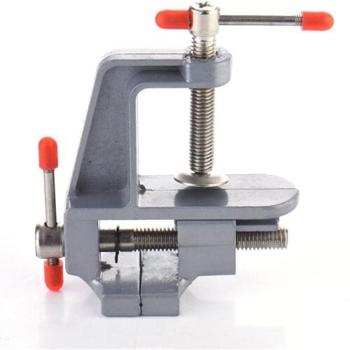 Mini Table Bench Vise Small Work Crafts Arts Detailing Workbench Jewelry Making Hobbies Finishing Modeling Round Objects Tool