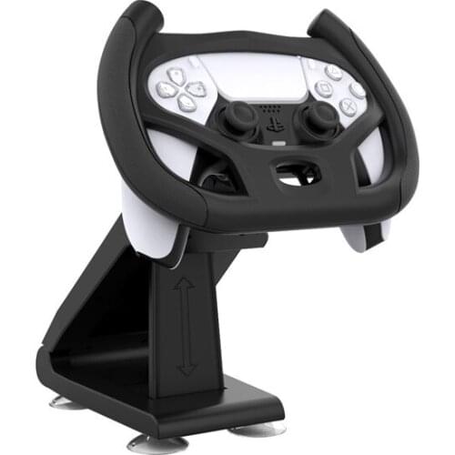 PS5 Dedicated Racing Steering Wheel PS5 Wireless Game Handle with Suction Cup Bracket Steering Wheel Seat Frame