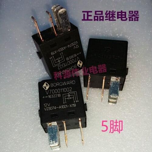 V23074-A1001-X119 12V Relay PA66-GF25 V700011002