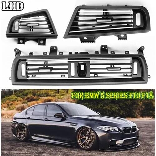 For BMW F10 F18 520 523 525 528 530 535 Car Front row wind center air Conditioning vent grill outlet panel For BMW 5 Series
