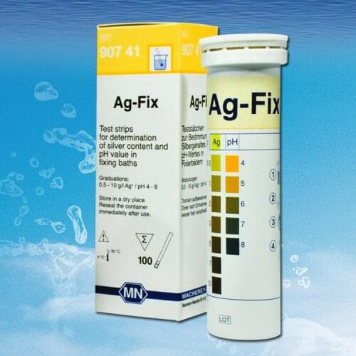 Silver test paper Ag90741 conditioning pool silver PH test paper Germany import MN silver test bar 0-100g/L