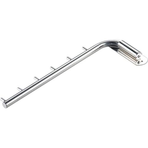 Closet Organizer Wall Mounted Clothes Rack Space Saving Corrosion Resistant Coat Hanger Home Stainless Steel Bathroom Swing Arm