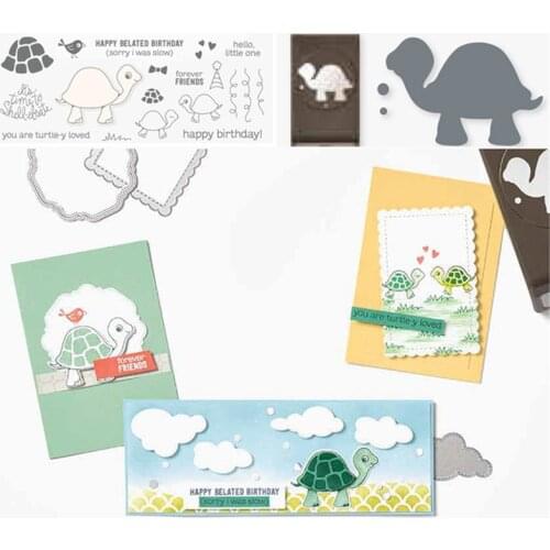 Tortoise Metal Cutting Die and Stamps Scrapbooking DIY Paper/photo Cards New Cutting Dies Craft Cuts Stamps And Dies New Arrival