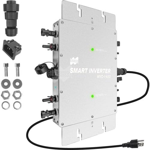Mars Rock 1400W Solar Micro Inverter On Grid Inversor Pure Sine Wave MPPT Ongrid Microinversor