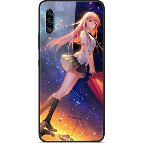 Glass Case For Samsung Galaxy A90 5G Phone Case Phone Cover Phone Shell Back Bumper Series 3