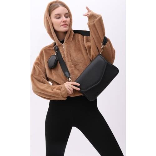 Stand Bag Ashley Black fashion brand bags shoulder strap stand Feminina bag high quality