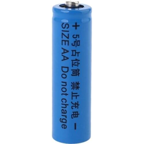 Universal No Power 14500 LR6 AA AAA LR03 10440 Size Dummy Fake Battery Shell Placeholder Cylinder Conductor