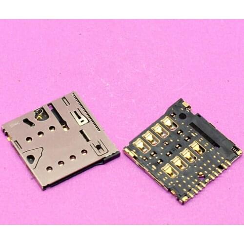 YuXi 1pcs Replacement Sim card reader holder tray slot socket for Nokia Lumia 610 N610 710 memory card adapter