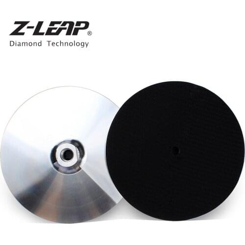 Z-LEAP 7" Backing Pad Aluminum Hook & Loop Backer Disc For Polishing Sanding Wheel Angle Grinder Polisher Pads Holder Backer Pad