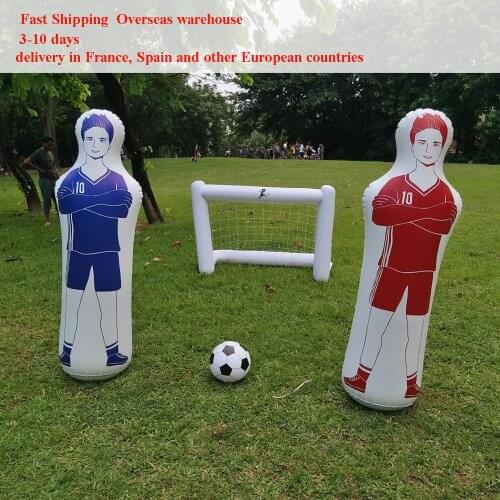 1.75 1.60m PVC Adult teenager Football Training Goal Keeper Tumbler Air Soccer Train Dummy Tool Inflatable Tumbler people Wall