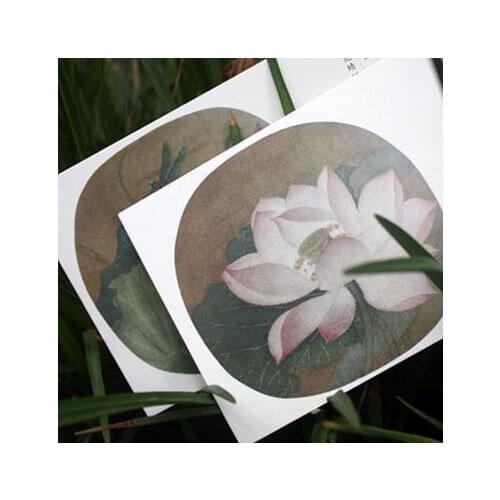 1pcs ancient painting postcard wholesale Song peoples essay 2 sheets can be mailed