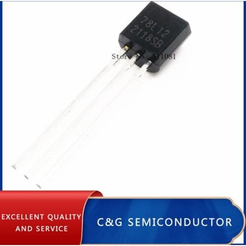 100pcs 78L12 WS78L12 12V 100mA TO-92