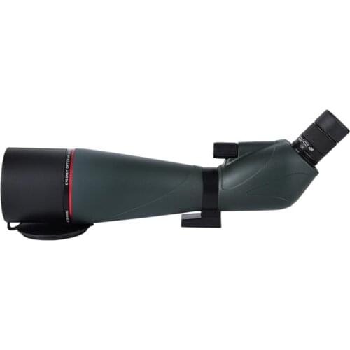 20-60x80 Telescope Angled Spotting Scope Zoom Night Vision Hunting Telescope Monocular Waterproof Telescope Outdoor Travel