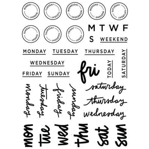 2021 New English Sentences Silicone Clear Seal Stamp DIY Scrapbooking Embossing Photo