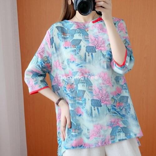 2021 womans chinese traditional blouse elegant shirt ancient chinese cheongsam qipao blouse tops chinese style cheongsam shirt