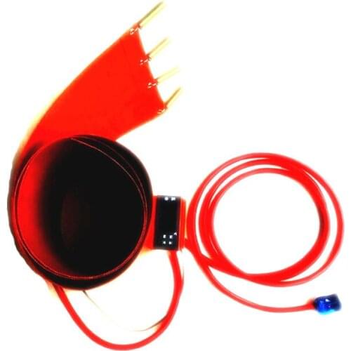 250*1740*1.5mm silicone drum heater for oil barrel 120v 2000w digital thermostat on wire 1500mm lead wire