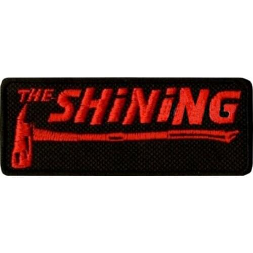 3.55'' The Shining Logo Embroidered iron on Patch Horror Movie Jack Nicholson Stanley Kubrick