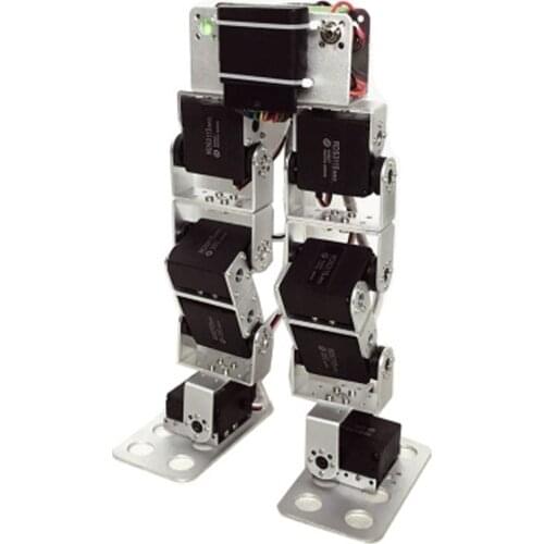 8 DOF Biped Walking Robot /Biaxial Servo Version Just Metal Structure No servo