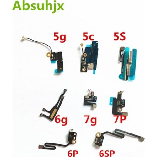 Absuhjx 10pcs Wifi Flex Cable for iPhone 6S 6 7 Plus Wi-Fi Antenna Signal Ribbon for iPhone 7 5S 5C 5 Replacement Parts