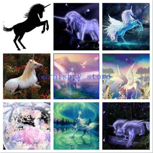 5D DIY Diamond Painting Disney Unicorn Cross Stitch Kits Diamond Mosaic Embroidery Home Decor Full Round Square Drill Gift