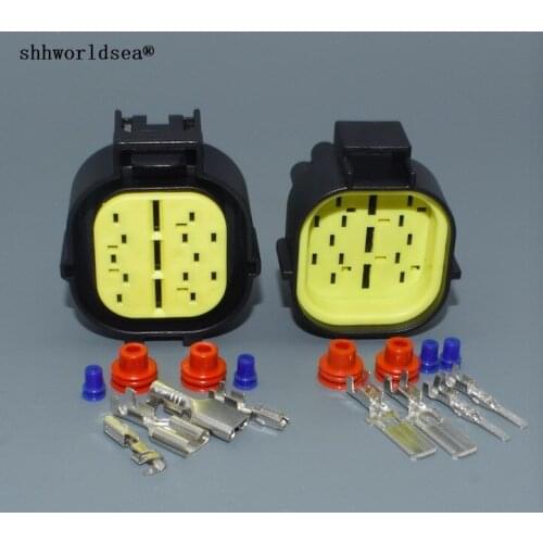 Shhworldsea 15 Pin Male Female 2-85262-1/85223-1 Automotive Connector For ECONOSEAL J-MARK I 070/250 Connectors