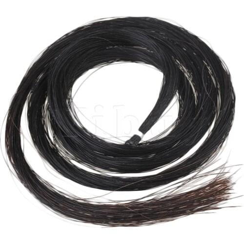 Yibuy Black 1 Hanks Professional Violin Bow Hair Mongolian