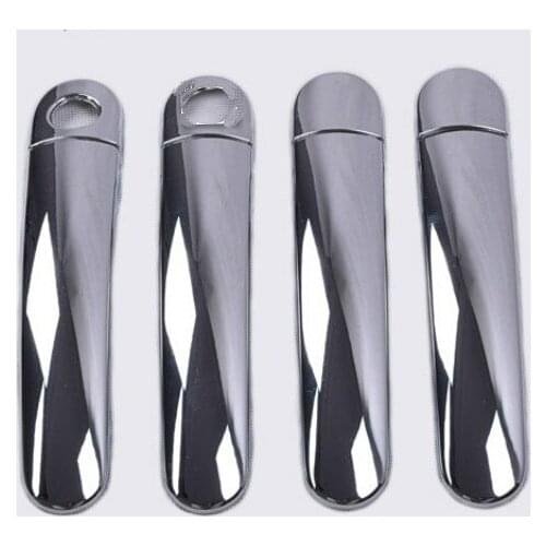 FUNDUOO For Seat Arosa 1997 1998 1999 2000 2001 2002 2003 2004 CHROME SIDE DOOR HANDLE COVER TRIM 2 keyholes