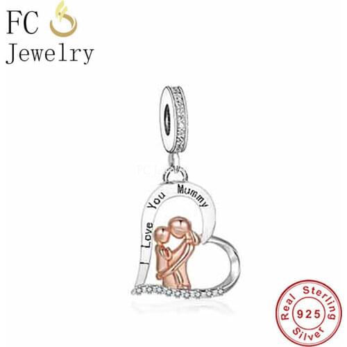 FC Jewelry Fit Original Charm Bracelet 925 Sterling Silver Black Zircon Scream Ghost Face Bead For Making Women Berloque 2021