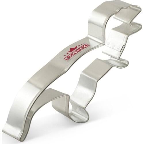 KENIAO Dinosaur Cookie Cutter - T-Rex - For Kids Party Biscuit / Fondant / Pastry / Bread Cutter - 14.8x5.5 cm - Stainless Steel