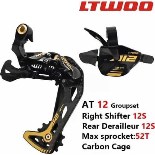 LTWOO AT12 Carbon MTB Bicycle 12 Speed Groupset Mountain Bike 12s shifter lever Rear Derailleur For M7100 M8100 M9100 EAGLE