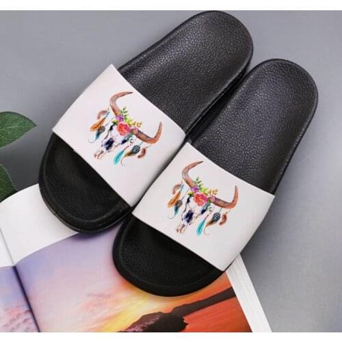 Cow Slippers Casual slippers Lady New Summer Soft Flip Flops Women Home slippers Cartoon Funny Indoor Slippers Girls