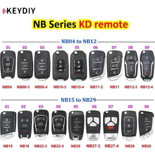 KEYDIY Multi-functional Remote Control NB Series NB04 NB11 NB15 NB18 NB29 NB27 NB18 for KD900 URG200 KD-X2 All Functions In One