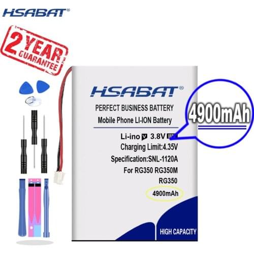 New Arrival [ HSABAT ] 4900mAh Replacement Battery for RG350 RG350M Retro Handheld Game Console