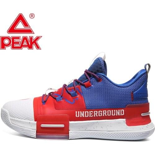 PEAK TAICHI Basketball Shoes Underground Lou Williams Sneakers Adaptive Cushioning Mens Footwear Wearable Non-slip Sports Shoes