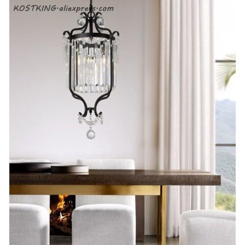 Black Industrial Wrought Iron pendant lamp For Bar Study Hotel Restaurant pendant lighting modern led pendant lights kitchen