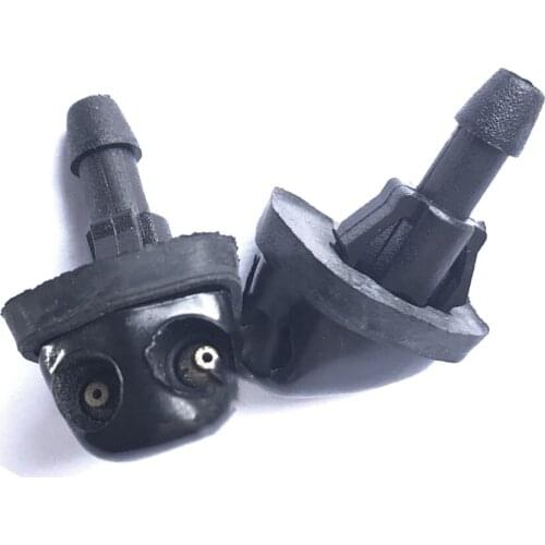 Washing Machine Sprinkler Water Jet Wiper Nozzle 2pcs Black Car General
