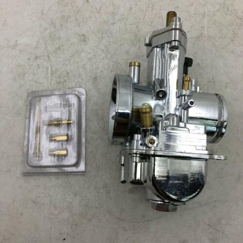 SherryBerg Chrome Carburetor High Quality carburetor 35.5mm PWK OEM replace carb Chrome w power jet ATV Quad Go Kart Dirt pwk35