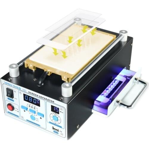 YIHUA 946D-III intelligent LCD Screen Separator Built-In Vacuum Pump Strong Suction Phone Screen Remover with Curing Lamp