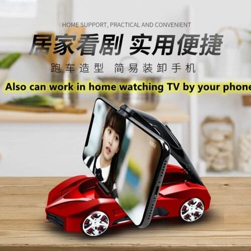 Sport Car Styling Universal Mobile Phone Bracket With Aromatherapy&Number Plate Phone Holder Home Decoration Boys Toy Free Ship