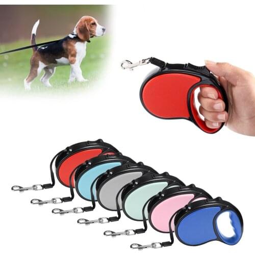3m 5m Durable Leash Automatic Retractable Nylon Dogs Cat Lead Extension Puppy Walking Running Lead Roulette Pet Traction Belt