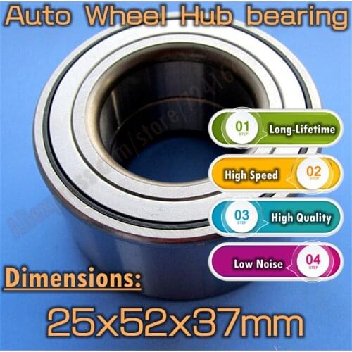 Long-Lifetime High speed Car Bearing Auto Wheel Hub bearing DAC25520037 Free Shipping 25*52*37 25x52x37 mm High Quality