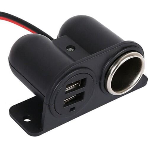 DC 5V 3.1ADual USB Car Charger LCD Display 12-24V Cigarette Socket Lighter Fast Charger Power Auto USB Adapter Upgraded
